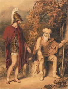 Alkibiades og Timon av Richard Westall