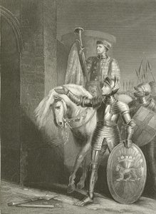 Kong Henry V, før Harfleur av Richard Westall