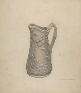 Parian Ware Sirup Mugge av Richard Whitaker