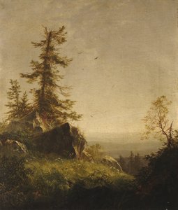 Morgen på fjellet, 1856. av Richard William Hubbard