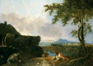 En hvit munk, 1733-1782 av Richard Wilson