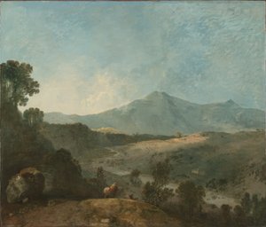 Cader Idris, med Mawddach-elven, ca. 1774. av Richard Wilson