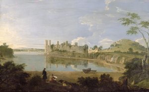 Caernarvon Castle, c.1745-50 (oil on canvas)   1416844   no       norwegian Successfully Translated  Original: Green Meadows, 1854. Translat: Green Meadows, 1854. 1200575 no norwegian Successfully Translated Original: Justice (or Equity), with Injustice an av Richard Wilson