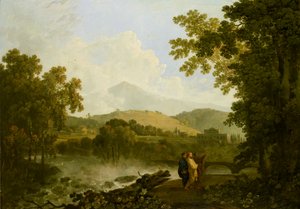Cicero og hans to venner, Atticus og Quintus, i villaen hans på Arpinum, 1769-1770