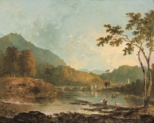 Dinas Kli fra Llangollen av Richard Wilson