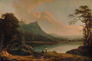 Dolgelly Bridge, 1774, 1938 av Richard Wilson