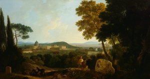 St. Peters og Vatikanet fra Janiculum, Roma av Richard Wilson