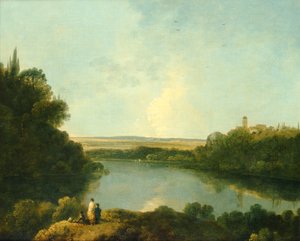 Nemisjøen nær Roma, ca. 1760 (olje på lerret) av Richard Wilson