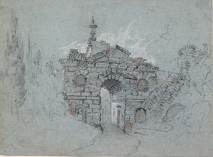 The Ruined Arch at Kew, c1760s av Richard Wilson