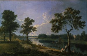 Themsen ved Twickenham av Richard Wilson