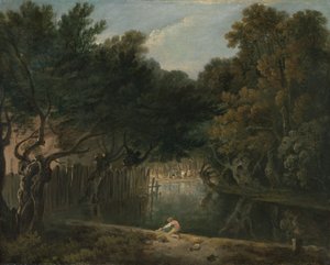 Utsikt over villmarken i St. James's Park av Richard Wilson
