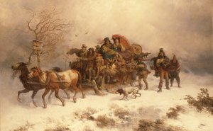 The Homeward Journey, 1800-tallet av Richard Zimmerman