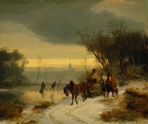 Vinterlandskap av Richard Zimmerman