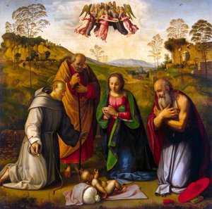 Jomfruen med barnet og de hellige Francis og Jerome