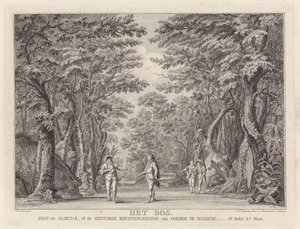 The Death of Johan and Garcias: Four Men in the Woods The Woods (tittel på objekt)