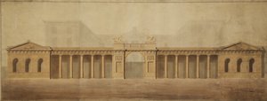 The Old Admiralty Screen, slutten av 1700-tallet. av Robert Adam