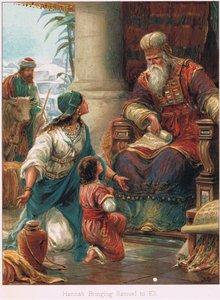 Illustrasjon fra 'Bible Stories' av Ernest Nister, ca. 1910 (litho-farge) av Robert Ambrose Dudley