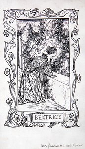 Beatrice, fra Shakespeares heltinner av Anna Murphy Jameson av Robert Anning Bell