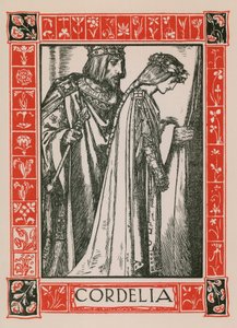 Cordelia, kong Lear av Robert Anning Bell
