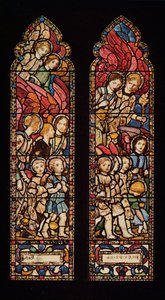 Design for farget glass, 1926 av Robert Anning Bell