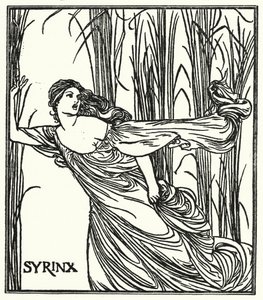 Illustrasjon for dikt av John Keats (litho) av Robert Anning Bell