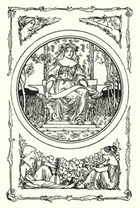 Illustrasjon for dikt av John Keats (litho) av Robert Anning Bell