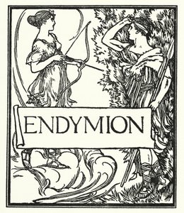 Illustrasjon for dikt av John Keats: Endymion (litho) av Robert Anning Bell