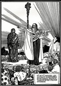 Illustrasjon for The Alter Book, 1892, 1897 av Robert Anning Bell