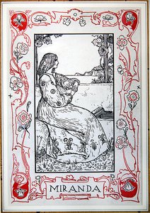 Miranda, fra Shakespeares heltinner av Anna Murphy Jameson av Robert Anning Bell