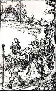 The Golden Goose from Grimms Household Tales, c1900 1901-1902 av Robert Anning Bell