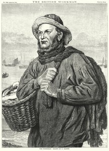 Fiskeren (gravering) av Robert Barnes