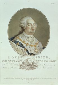 Portrett av Louis XVI (1754-93) fra 
