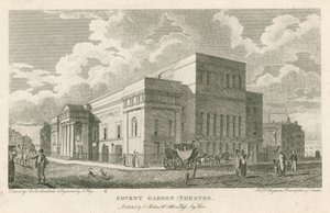 Covent Garden Theatre, Westminster, London av Robert Blemell Schnebbelie