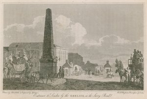 Inngang til London ved Obelisken i Surrey Road av Robert Blemell Schnebbelie
