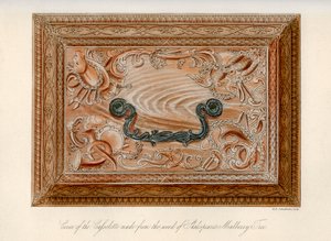 Utskåret cassolette laget av treet fra Shakespeares morbærtre, 1700-tallet, 1840