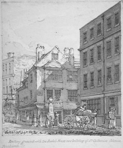 St Katherine Coleman Rectory, Fenchurch Street, City of London, 1817 av Robert Blemmell Schnebbelie