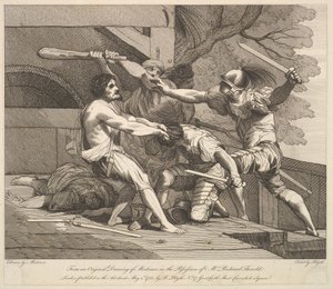 Storming a Banditti Stronghold, 1. mai 1782.