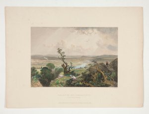 Valea Connecticutului (De la Muntele Holyoke), ilustrație pentru Nathaniel Parker Willisnorwegian