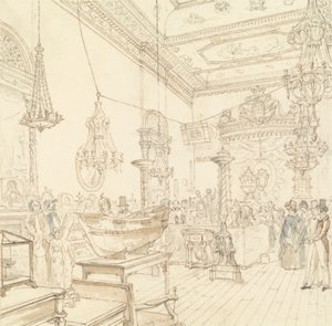 Weeke's Museum, Coventry Street, London av Robert Bremmel Schnebbelie