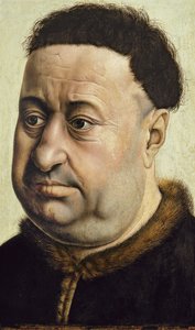 Portrett av en mann Robert de Masmines, ca. 1425