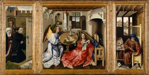 Triptych med kunngjøringen, kjent som Merode altertavle