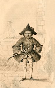 Chevalier Disseasau, bemerkelsesverdig for sin forfengelighet, 1821. av Robert Cooper