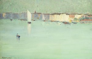 Tidlig morgen, Venezia, 1891 av Robert Cozad Henri