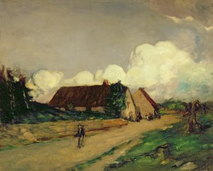 Gamle Bretagne gårdshus av Robert Cozad Henri
