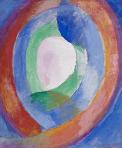 Sirkulære former, måne nr. 1 av Robert Delaunay