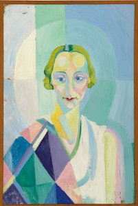 Portrett av Madame Heim av Robert Delaunay