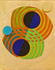Lettelse. Rytmer, 1932. av Robert Delaunay