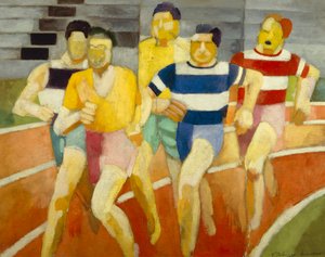 The Runners, ca. 1924 (olje på lerret)