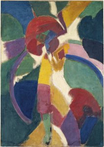Kvinne med parasoll, 1913