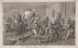 Den harmoniske familien av Robert Dighton